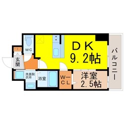 エステムコート名古屋新栄IIアリーナの物件間取画像